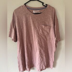 Sperry Men’s Short-Sleeve Pocket Tee in Dusty Rose